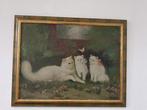 Artur Heyer (1872-1931) - Angora Cat And Her Kittys