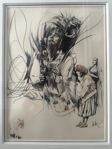 Raymond Moretti (1931-2005) - Le Seigneur de la Mancha et