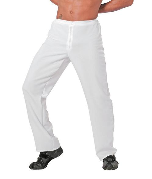 Disco Broek Wit, Kleding | Heren, Carnavalskleding en Feestkleding, Nieuw, Verzenden