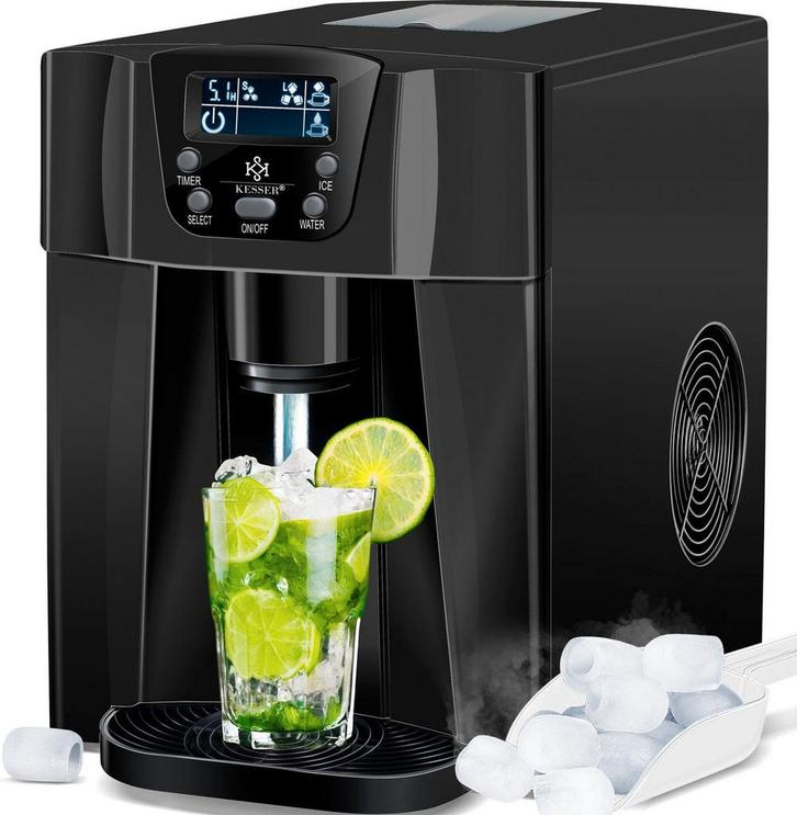 IJsblokjesmachine – 12kg/24 uur – IJsmachine - IJsblokjesmak, Huis en Inrichting, Woonaccessoires | Overige, Verzenden