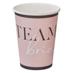 Bekers Team Bride 266ml 8st, Verzenden, Nieuw