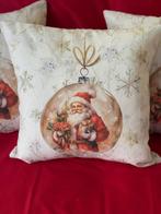 Coussins de Noël pour décoration, père Noël avec fil lurex., Nieuw