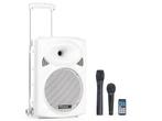 Ibiza Sound PORT8UHF-BT-WH Mobiele Bluetooth PA Luidspreker, Audio, Tv en Foto, Nieuw