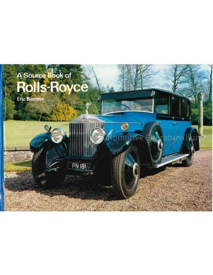 A SOURCE BOOK OF ROLLS - ROYCE, Boeken, Auto's | Boeken, Ophalen of Verzenden