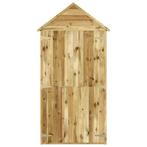 Tuinschuur met deur 107x107x220 cm geïmpregneerd grenenhout, Tuin en Terras, Verzenden, Nieuw