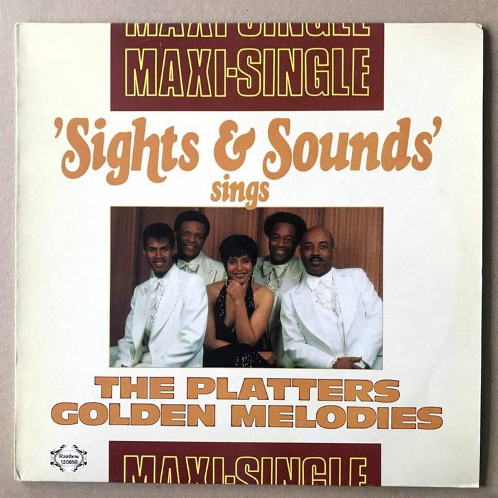 Sights & Sounds – The Platters Golden Melodies (12-Maxi-Sin, Cd's en Dvd's, Vinyl Singles, Ophalen of Verzenden