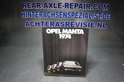 Folder Opel Manta A, USA uitvoering uitgave oktober 1973,..., Livres, Autos | Brochures & Magazines, Envoi