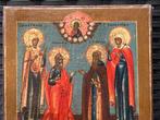 Icône - Quatre saints - Bois