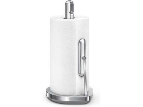 Simplehuman - Keukenrolhouder met klemarm - Zilver -, Huis en Inrichting, Woonaccessoires | Overige, Zo goed als nieuw, Verzenden
