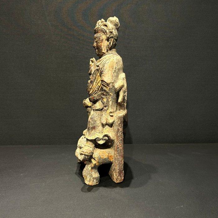 Ming Hout Guangon - Hout - China - Ming Dynastie (1368-1644), Antiek en Kunst, Antiek | Overige Antiek