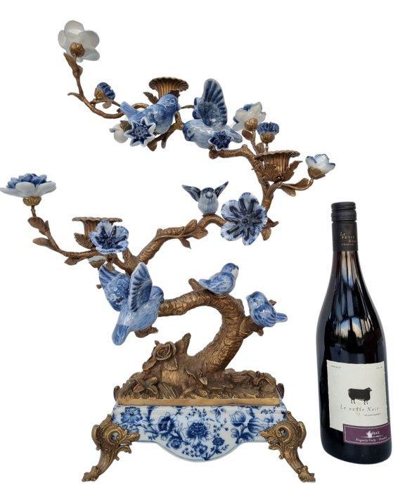 Kaarsenhouder - Brons, Porselein, Antiek en Kunst, Curiosa en Brocante