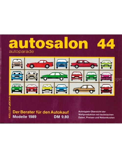 1989 AUTOSALON 44, Boeken, Auto's | Boeken