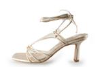 Mango Sandalen in maat 40 Goud | 5% korting, Kleding | Dames, Verzenden, Sandalen of Muiltjes, Zo goed als nieuw, Overige kleuren