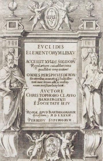 Euclide - Euclidis Elementorum - 1589