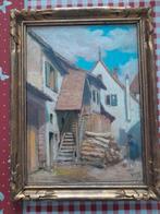 Henry Blahay (1869-1941) - Cour de ferme.