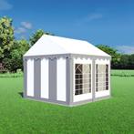 Partytent 3x3 PVC - Classic | Grijs / wit, Tuin en Terras, Verzenden, Partytent, Minder dan 4 meter, Nieuw