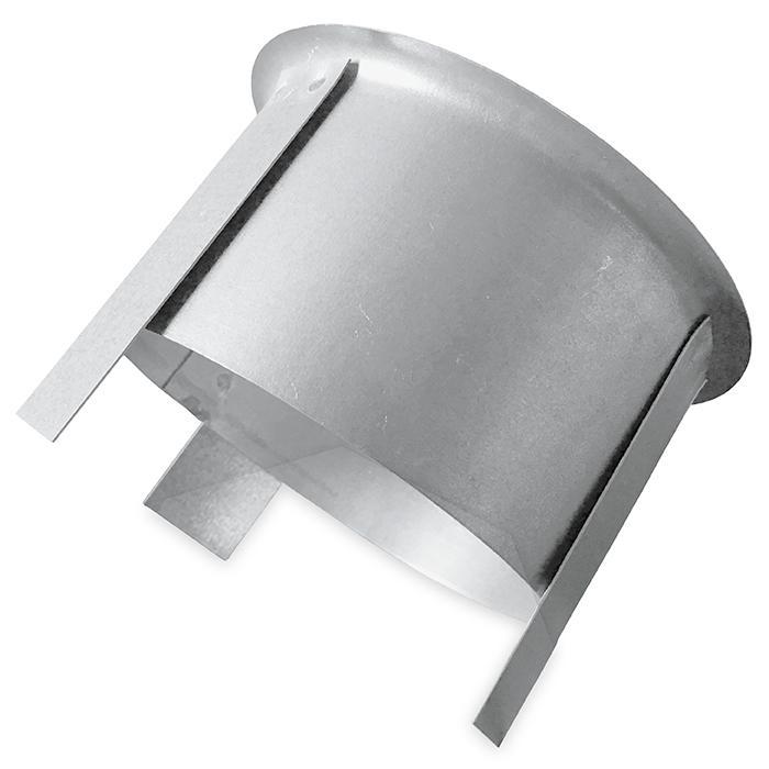 Platte tuit Ø 125mm met klem voor in systeemplafond H=60mm, Doe-het-zelf en Bouw, Ventilatie en Afzuiging, Nieuw, Verzenden