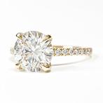 Zonder Minimumprijs - Ring - 14 karaat Geel goud - 2.22ct., Handtassen en Accessoires, Ringen, Nieuw