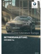 2019 BMW 7 SERIE INSTRUCTIEBOEKJE DUITS