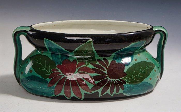 Jardinière - Frankrijk, Polychrome Art Deco Jardinière,, Antiek en Kunst, Kunst | Designobjecten