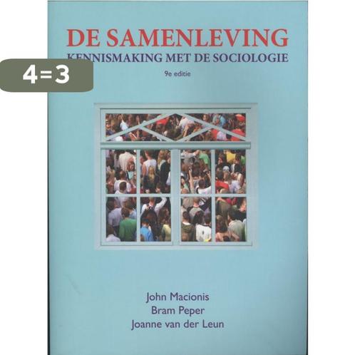 De Samenleving, 9/E 9789043016292 John Macionis, Boeken, Schoolboeken, Gelezen, Verzenden
