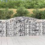 vidaXL Schanskorven 10 st gewelfd 400x50x100/120 cm ijzer, Tuin en Terras, Verzenden, Nieuw