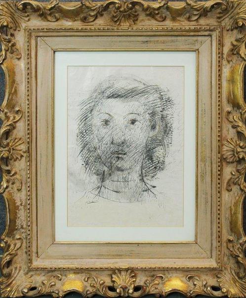 Marino Marini (1901-1980) - Ritratto di Marina, Antiek en Kunst, Kunst | Schilderijen | Modern