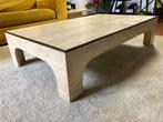Willy Rizzo - Table basse - T.R./M - Laiton, Travertin -