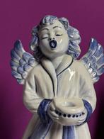Engel in blauw-wit, Thun stijl, 23-24cm - Figurine de Noël -, Diversen, Kerst, Nieuw