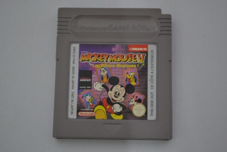 Mickey Mouse V - Les Bâtons Magiques ! (GB FAH), Games en Spelcomputers, Games | Nintendo Game Boy