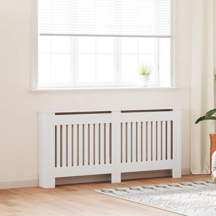 vidaXL Radiatorombouw wit MDF 172 cm, Doe-het-zelf en Bouw, Verwarming en Radiatoren, Nieuw, Verzenden