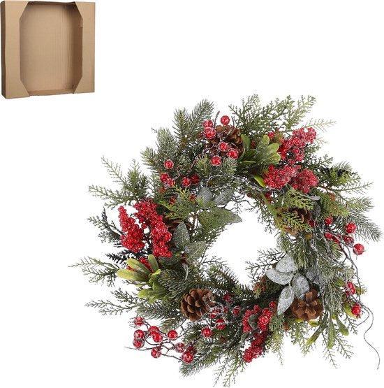 Tweedekans | House of Seasons Randell Kerstkrans - Ø40 cm -, Diversen, Kerst, Ophalen of Verzenden