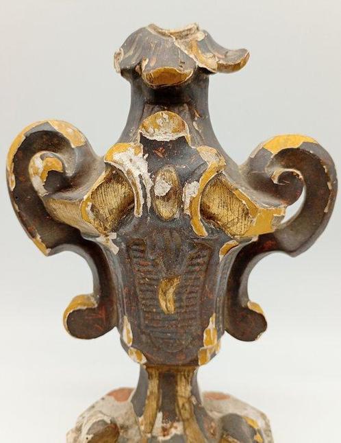 Vase d’autel - Feuille d’or - 1700-1750 - Portapalme, Antiek en Kunst, Kunst | Niet-Westerse kunst