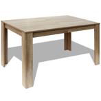 Eiken Eettafel 140cm â Tweede Kansje voor jouw eetkamer., 100 tot 150 cm, Verzenden, Eikenhout, Nieuw