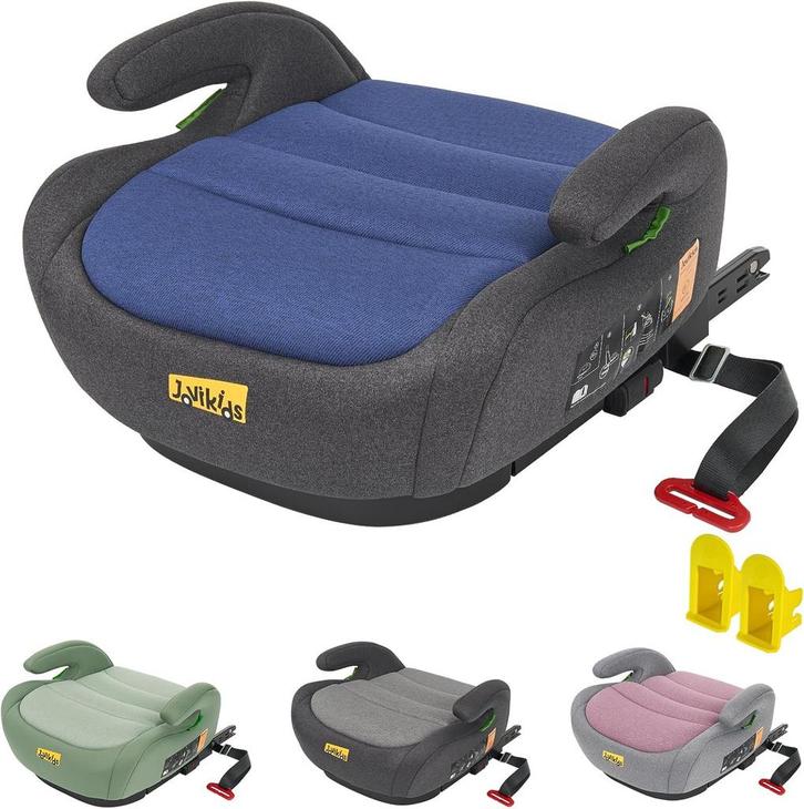 Zitverhoger isofix - Stoelverhoger auto - 6-12 jaar - Blauw, Huis en Inrichting, Woonaccessoires | Overige, Verzenden