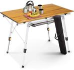 AREBOS campingtafel 90 x 51,5 cm roltafel aluminium klaptafe, Verzenden, Nieuw