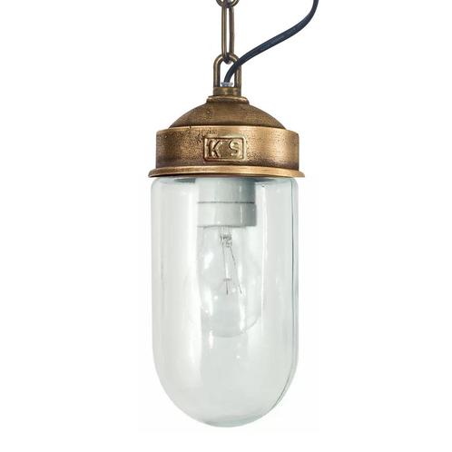 Alle hanglampen Kettinglamp One-Eighty Chain brons, Maison & Meubles, Lampes | Suspensions, Envoi