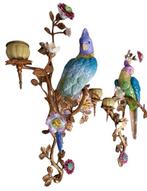 Wandkandelaar (2) - Porselein, Brons, Antiek en Kunst