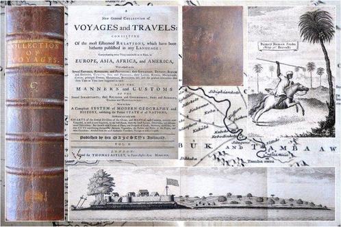 [Green, John] - A New General Collection of Voyages and, Antiek en Kunst, Antiek | Boeken en Manuscripten