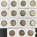 Frankrijk. 2 Euro 2008/2022 (15 coins) (Zonder Minimumprijs)