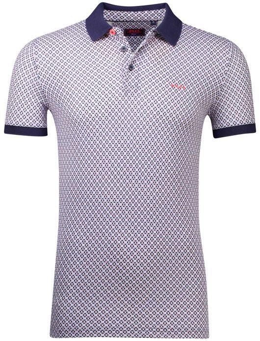 2dekans | NZA Polo - Blauw - Geprint Katoen - Maat M - New, Kleding | Heren, Polo's, Ophalen of Verzenden