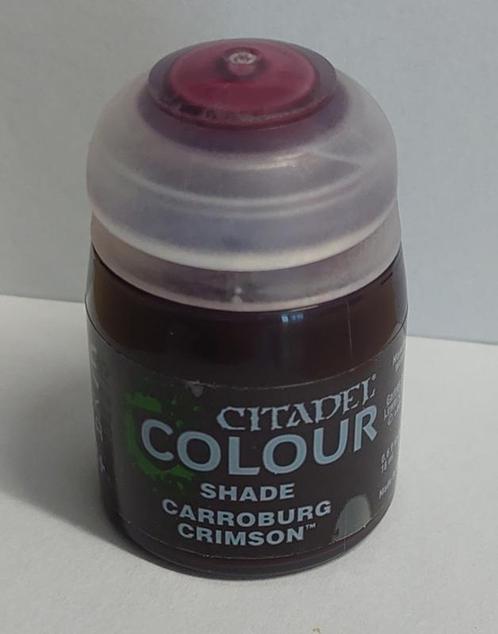 Carroburg Crimson new formula shade paint 18 Ml (Warhammer, Hobby & Loisirs créatifs, Wargaming, Enlèvement ou Envoi