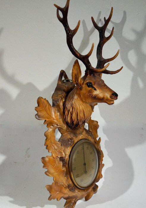 Erref france - Thermometer - kunststof (faux wood) -, Antiek en Kunst, Curiosa en Brocante