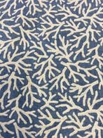 Elegante en delicaat stof met een zeecorrelmotief op dubbele, Antiek en Kunst