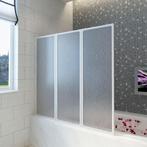 vidaXL Badscherm 3 panelen vouwbaar 117 x 120 cm, Doe-het-zelf en Bouw, Verzenden, Nieuw
