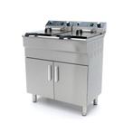 Frituurpan - 2 x 16 L - 2 Manden - met Tapkraan en, Verzenden, Nieuw in verpakking, Overige typen