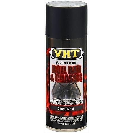 VHT epoxy plus roll bar sp671 zwart satin, Doe-het-zelf en Bouw, Verf, Beits en Lak, Nieuw, Ophalen of Verzenden