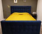 Boxspring Sofia Velvet Blue - 200 x 210, Nieuw