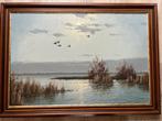 Gien Brouwer 1944 - 2023 - Overvliegende eenden, Antiek en Kunst