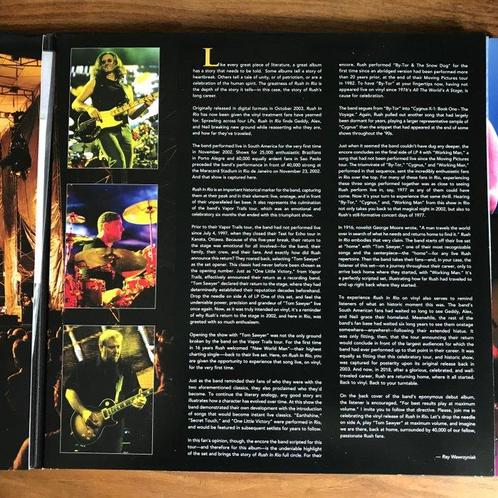 Rush - Rush in Rio (4 LP Album) - Albums LP (plusieurs, Cd's en Dvd's, Vinyl Singles